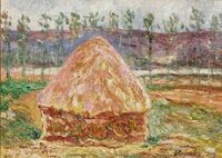 Getreideschober in Giverny W.1216 nach Monet Gr&ouml;&szlig;e 26x36