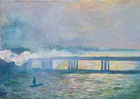 Charing Cross Bridge W.1548 nach Monet Gr&ouml;&szlig;e 60x85